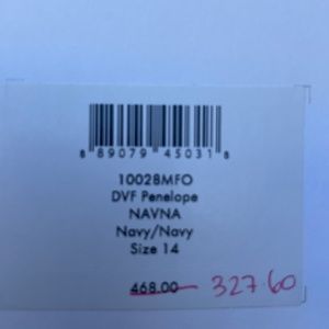 Diane Von Furstenberg Navy Wrap Dress